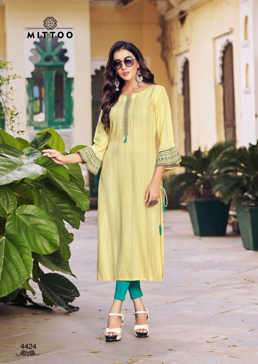 Mittoo Mayurika 4 Ethnic Wear Viscose Designer Kurti Latest Collection